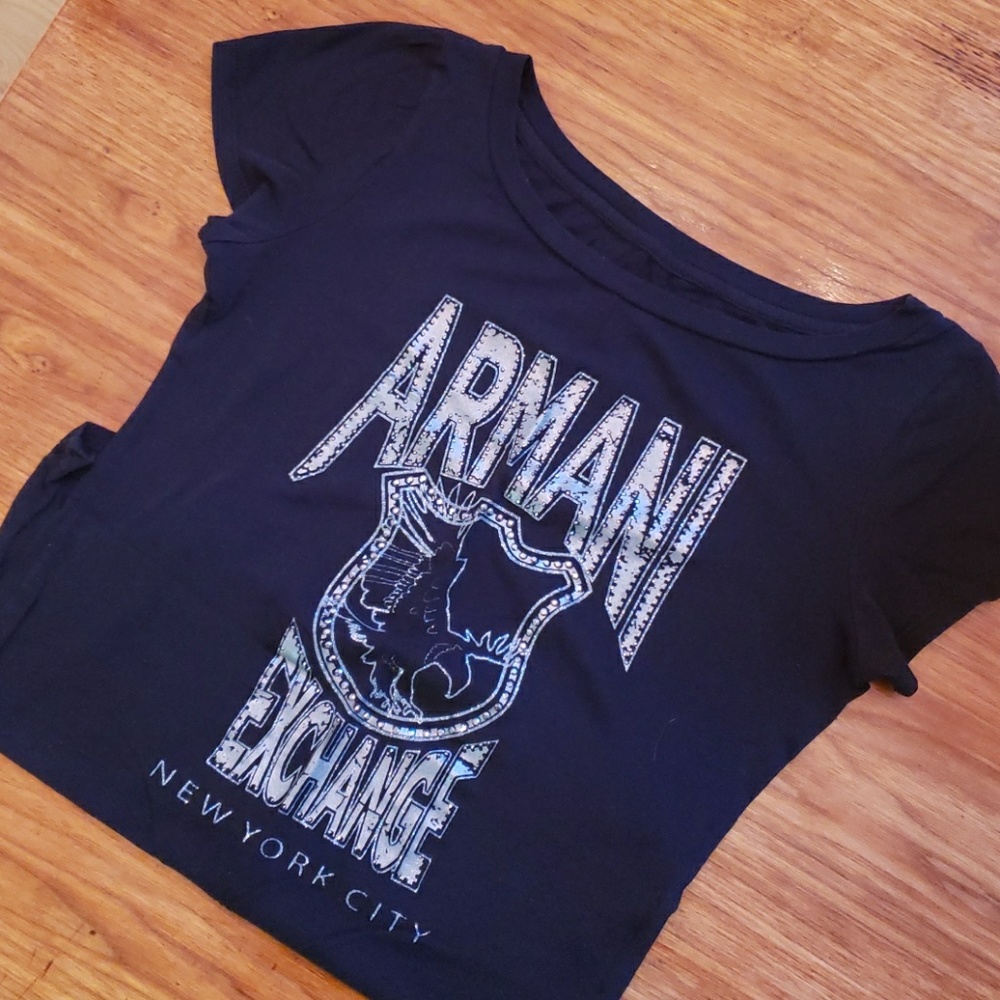 Black A|X tee